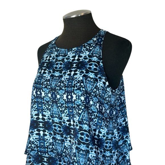 Abercrombie & Fitch - Sleeveless Tiered Print Cropped Top – Small - Picture 8 of 9